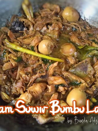 Langkah Mudah untuk Membikin Resep Ayam Suwir bumbu lapis yang Menggugah Selera Anti Ribet, Lezat Sekali