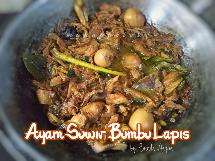 Langkah Mudah untuk Membikin Resep Ayam Suwir bumbu lapis yang Menggugah Selera Anti Ribet, Lezat Sekali