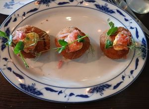 Foto de Croquetes de batata com tartar de salmão