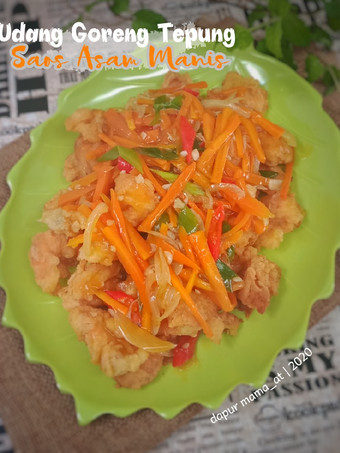 Langkah Mudah untuk Menyiapkan Udang Goreng Tepung Saos Asam Manis Murah