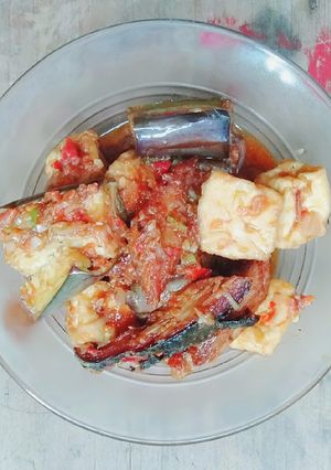 Foto resep Terong, Tahu, Tongkol Sambalado