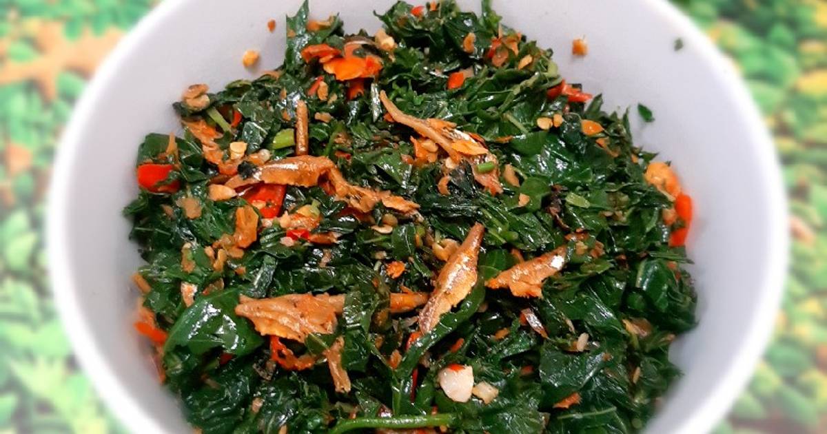 Resep Tumis Teri Daun Singkong Pepaya Jepang Oleh Tehitaa Cookpad