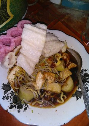 Foto resep Mie lontong