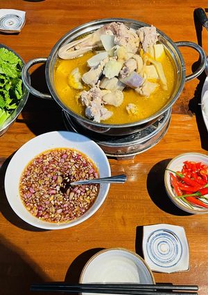 Hình của món Lẩu vịt nấu chao Măng Đen.