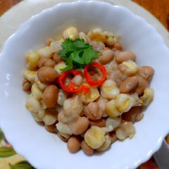 A picture of Muthokoi (Dehulled maize and beans salsa).