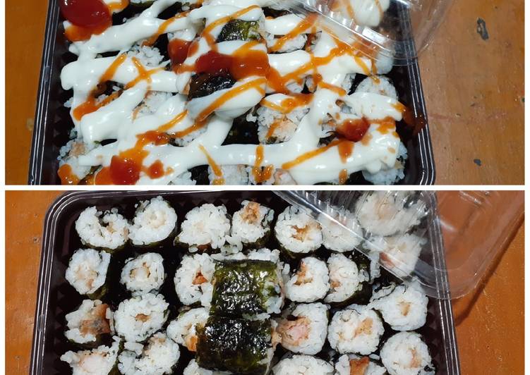Resep Ebi Sushi Roll 4 Bahan Yang Lezat