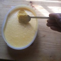 A picture of Mango ice-cream.