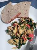 Persian-style Spinach Omelet (Nargesi)