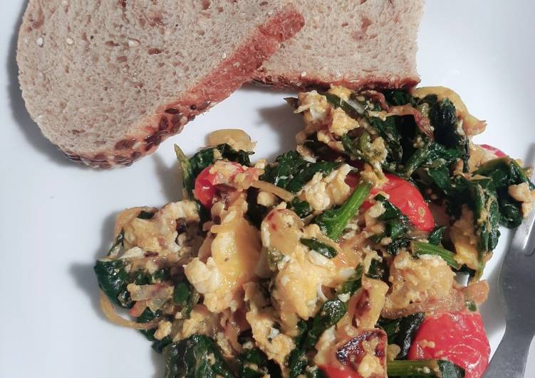 Simple Way to Make Favorite Persian-style Spinach Omelet (Nargesi)
