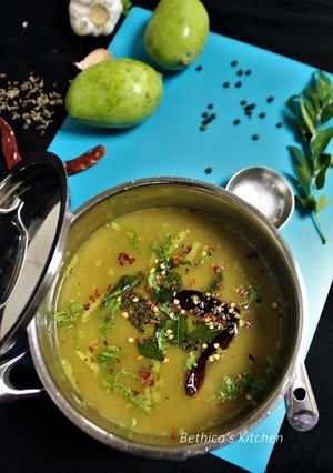A picture of Raw Mango Rasam.