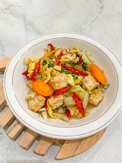 Foto resep Cah Sawi Putih Tahu