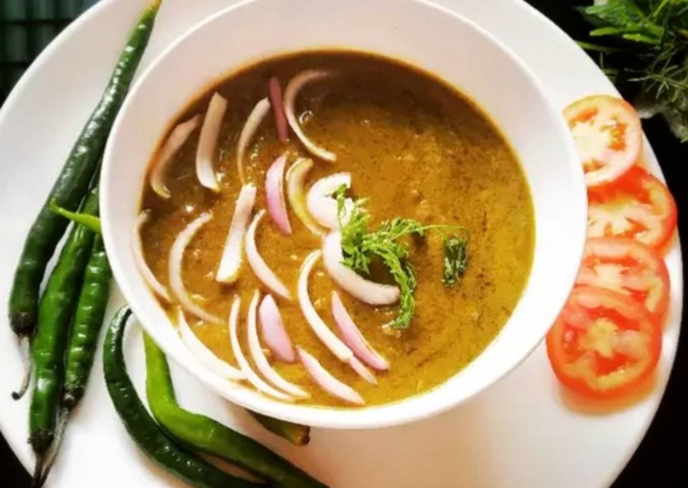 Recipe of Homemade Dal palak coconut curry