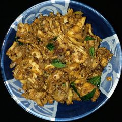 A picture of Dry chicken roast.