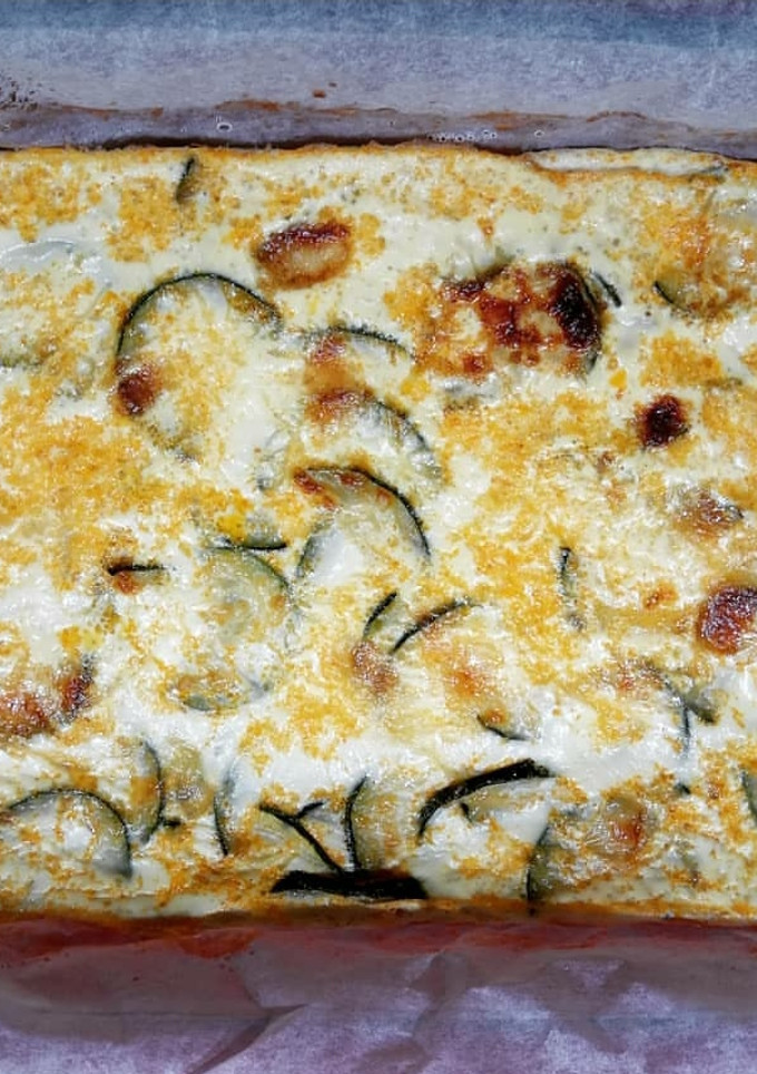 Una foto de Quiche de calabacín al Horno