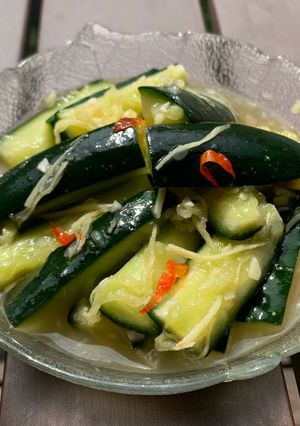 A picture of Cucumber Salad.