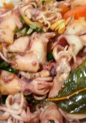 Foto resep Cumi Asin Cabe Hijau