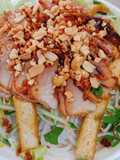 Char Siu Noodle Bowl (Bún trộn xá xíu)
