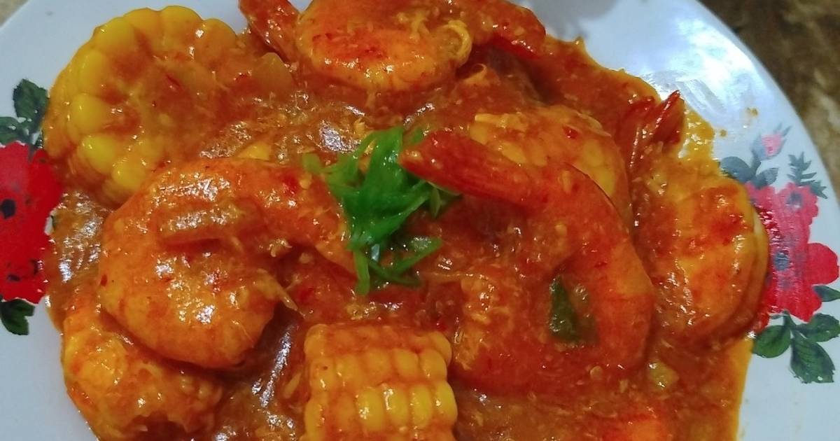 Resep Udang Masak Saos Rasanya Maknyus