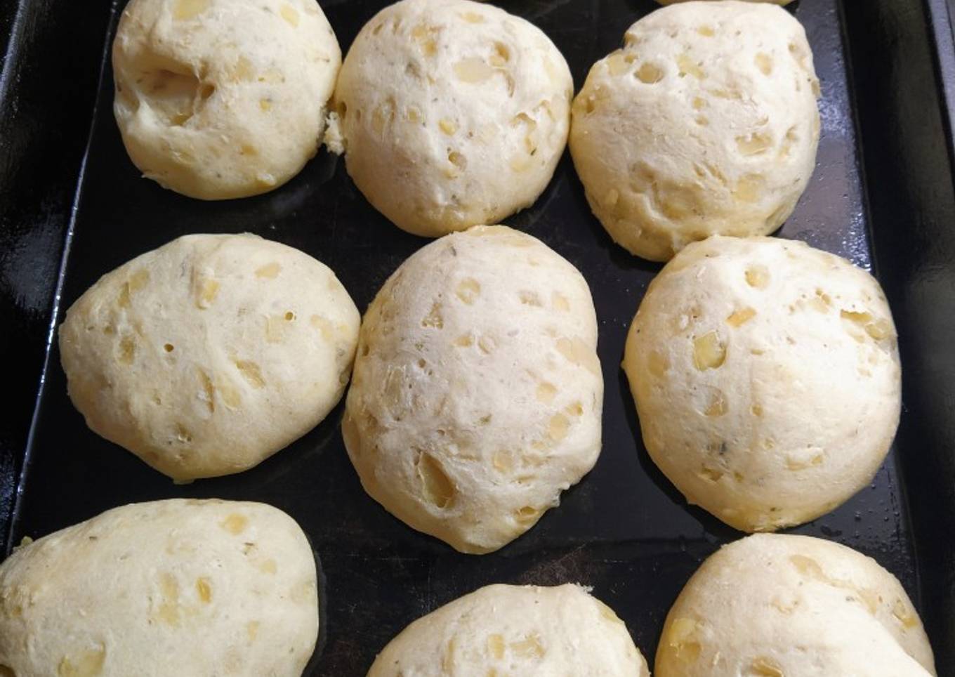 Pancitos saborizados con cebolla