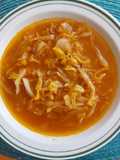 Sopa de col con chorizo