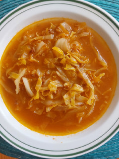 Una foto de Sopa de col con chorizo
