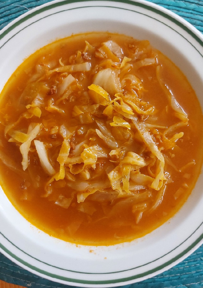 Una foto de Sopa de col con chorizo