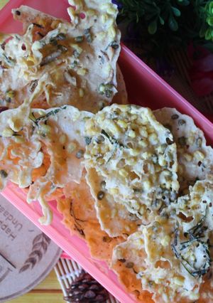 Foto resep Rempeyek kacang hijau pakai teflon vs wajan biasa