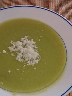 Una foto de Crema de calabacín