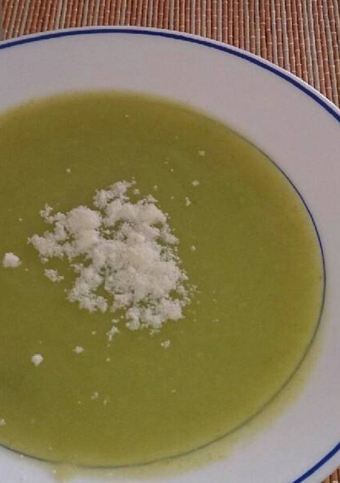 Una foto de Crema de calabacín