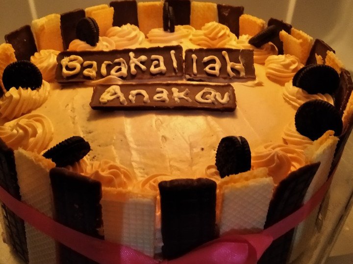 Standar Bagaimana cara bikin Cake Hias (Kue Ulang Tahun) ala Mama Canaz  lezat