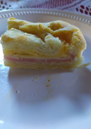 Una foto de Torta de fiambre