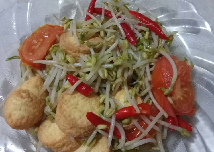 Tumis tauge vegetarian