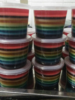 Foto resep Puding Rainbow