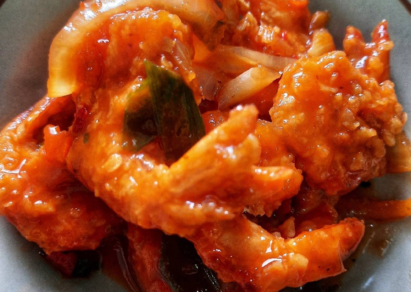 103. Udang Tepung Saos Pedas Manis