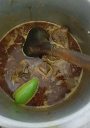 A picture of Eid k pakwan# mutton nihari.