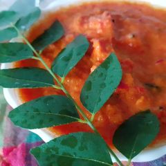 A picture of Onion Tomato Red Chutney.