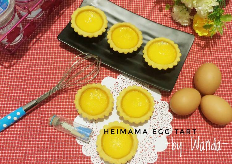 Resep Heimama Egg Tart a.k.a pie susu, Bikin Ngiler