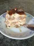Tiramisú con malta