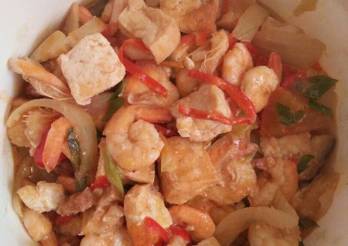 Resep Udang tahu asam manis oleh dapoergendhis Cookpad Resep Udang tahu asam manis oleh dapoergendhis Cookpad