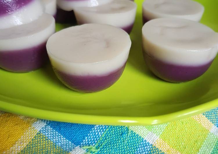 Bagaimana membuat Kue talam ubi ungu kue harian