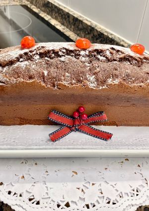 Una foto de Plumcake con chocolate y Cointreau