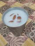 Almond banana shake
