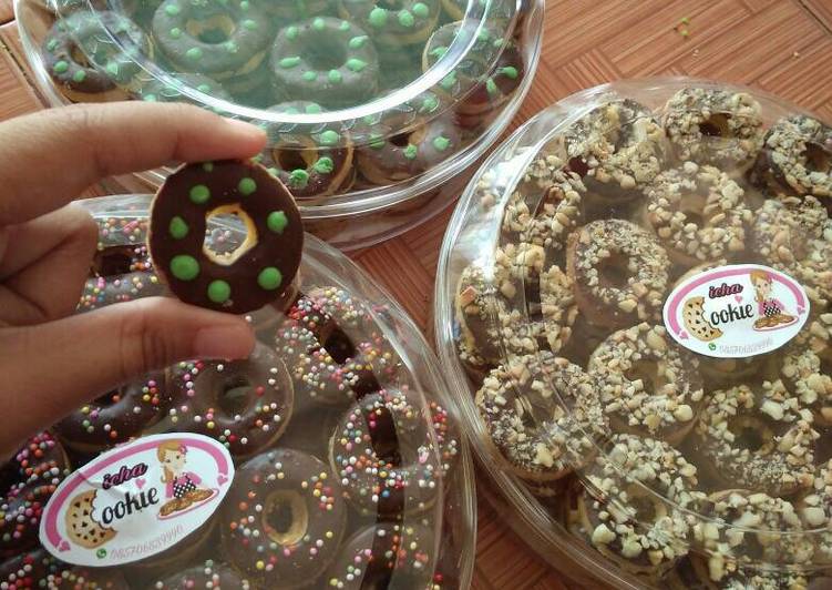 Cookies donat simple no egg by@mami farah