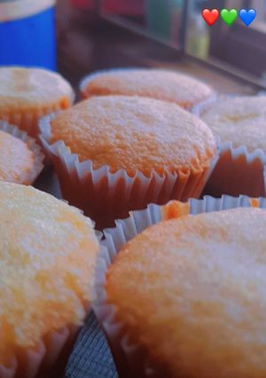 A picture of Vanilla cake without butter.