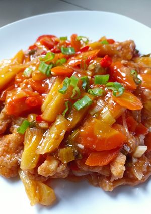 Foto resep Koloke- Ayam goreng saus Nanas
