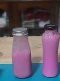 Smoothies PNS #pisang naga strawberry oat