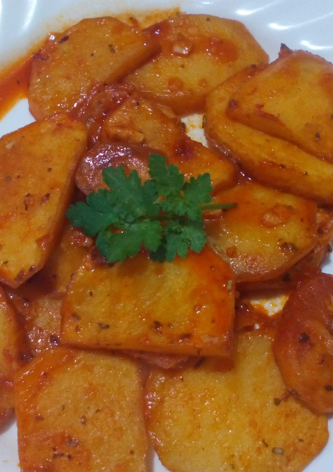 Una foto de Patatas aliñadas