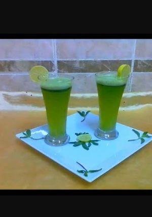 صورة لوصفة عصير ليمون ونعناع