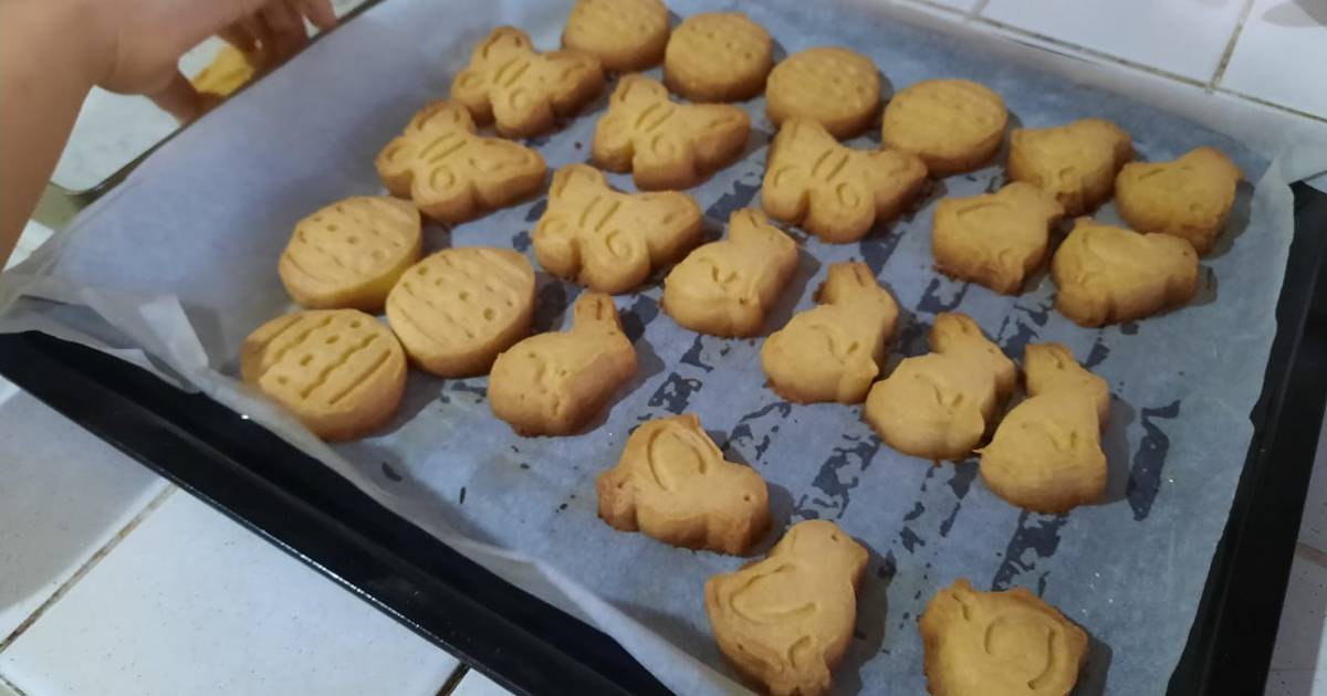 Resep Milk Butter Cookies no Mixer oleh Freda Halim Cookpad