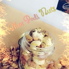 A picture of Ghee Podi Nuts.